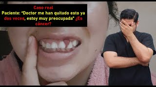 Me esta creciendo un bulto en la encía ¿qué debo hacer