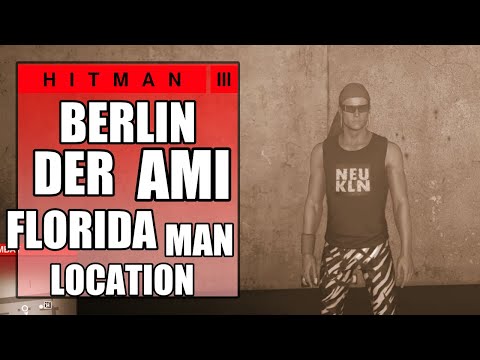 Hitman 3 - Der Ami - Disguise Yourself as Florida Man - Location Berlin Apex Predator - PS5 Gameplay