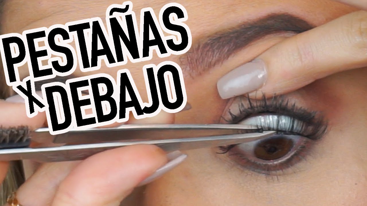 Cómo aplicar pestañas postizas por debajo | Vicky Alvarez