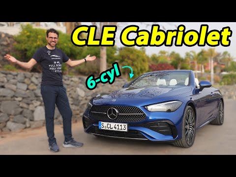 Open top, 6 cylinder: Mercedes CLE 450 Cabriolet driving REVIEW