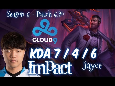 C9 Impact JAYCE vs JAX Top - Patch 6.20 NA Ranked | League of Legends