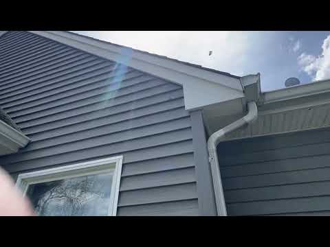 Back of Home Under Attack by Carpenter Bees in South Bound Brook, NJ