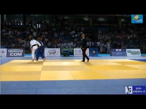 Judo 2013 European U18 Championships Tallinn: Combeau (FRA) - Leski (SLO) [-48kg] final