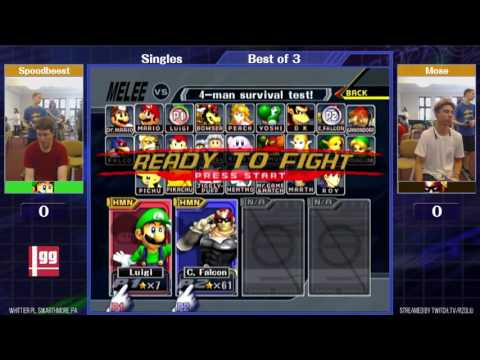 Event Match 21: Spoodbeest (Luigi) vs Mose (Falcon) - Pools