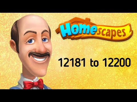 Homescapes || level 12181 to 12200