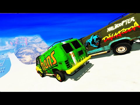 Epic High Speed Jumps #58 – BeamNG Drive  CrashTherapy