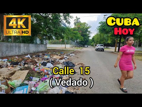 El VEDADO como nadie te lo muestra | CUBA HOY en 4K UHD