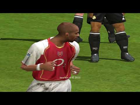 FIFA 2005 Online: Arsenal VS Real Madrid - My rival Besar @BD  complained of keyboard issues 🤣