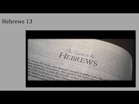 Naked Bible Podcast #199 Hebrews 13
