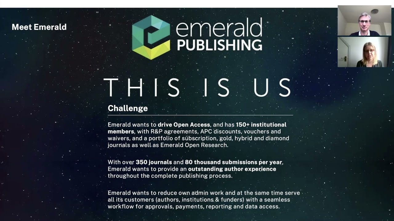 Optimizing the Author Experience: A Case Study from Emerald Publishing
