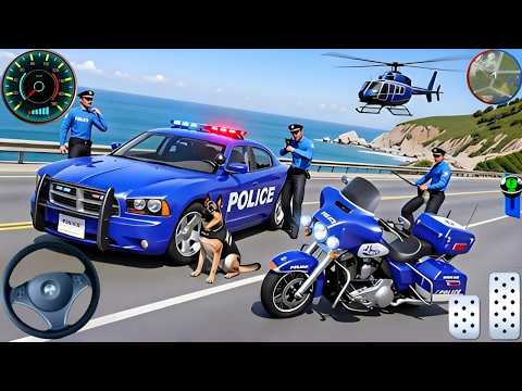 US Police Car Chase Simulator 3D Game - Real Cop Cars Driving Simulator 2025 - Android GamePlay