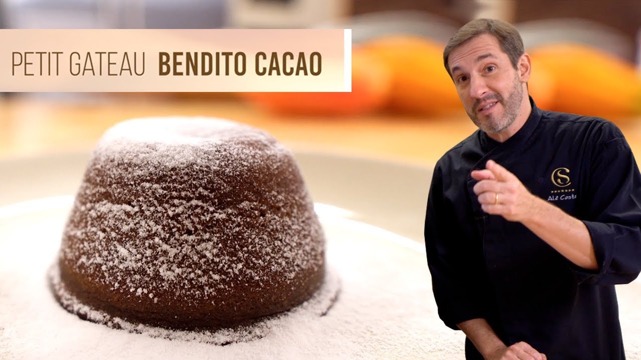 Receita de Petit Gateau de Chocolate - Cozinhando com Alê #3