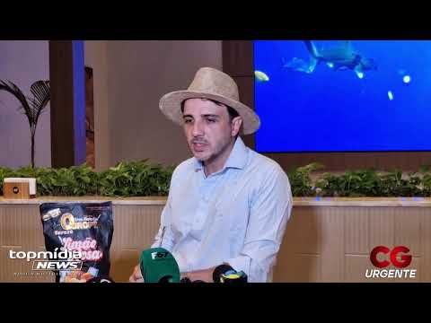 Em Campo Grande, Renan Santos fala de Bolsa Família e "nova política" no Brasil