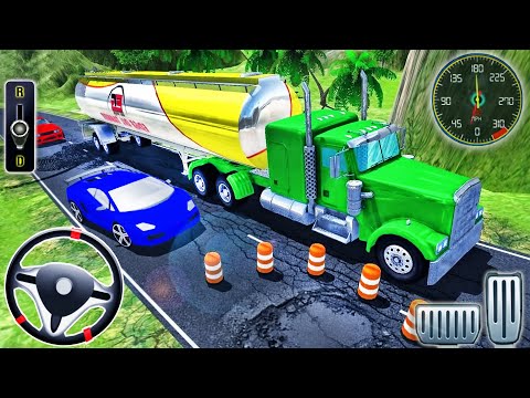 Oil Tanker Transporter Truck Driving Simulator - Offroad Transportation Drive - Android GamePlay