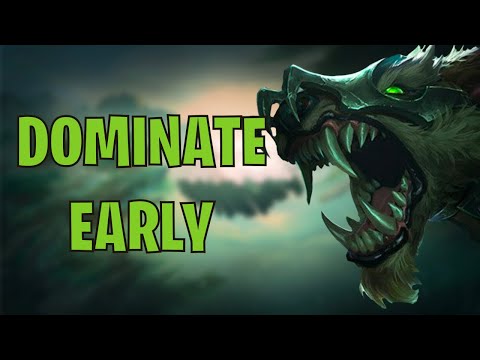 How to win the early game in league of legends: WARWICK JUNGLE SEASON 13