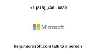 How to talk with genuine Human | help.microsoft.com talk to a person o