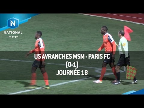 J18 : US Avranches MSM - Paris FC (0-1), le résumé