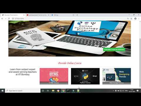 Education Portal Project Python Django || Explanation 1