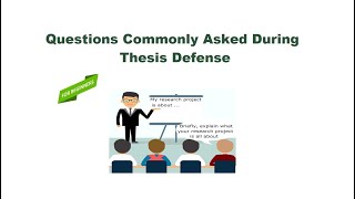 Questions Commonly Asked During Thesis Defense | Top 12 Questions