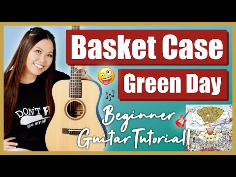 Basket Case 🤪 Green Day Acoustic Guitar Lesson 🎸 Beginner Tutorial | Chords, Strumming & Guide! 📝