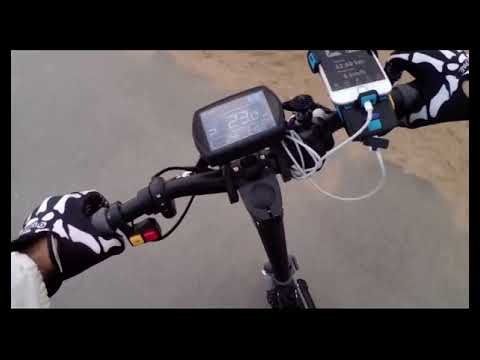 What not to do- ride into a deep soft sandbox… Electric scooter fail. Kugoo G2 Pro