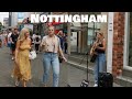NOTTINGHAM Walking Tour | 4k City Virtual Walk England | UK 2022 Walking Tour