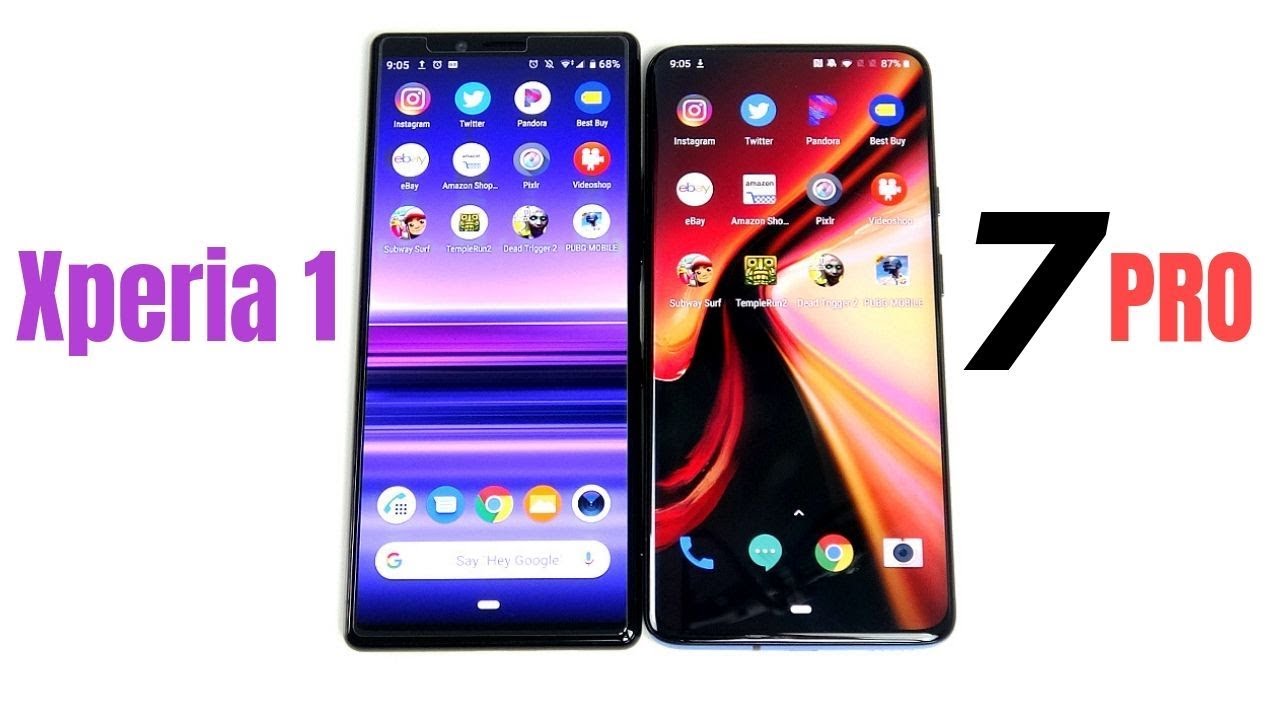 Sony Xperia 1 vs OnePlus 7 Pro Speed Test!