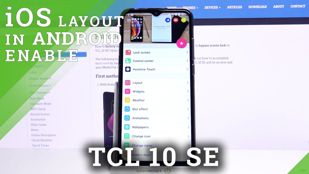 How to Get iOS Launcher on TCL 10 SE – Android Apple Layout