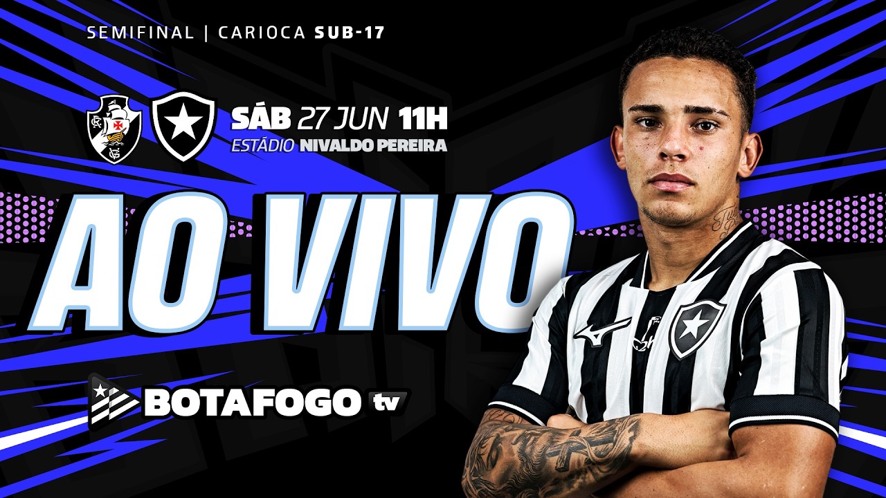 AO VIVO | Botafogo faz jogo de volta da semifinal do Carioca Sub-17 com Vasco
