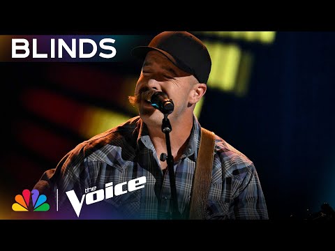 Firefighter Delivers Romantic Performance of "Spin You Around" | The Voice Blind Auditions | NBC