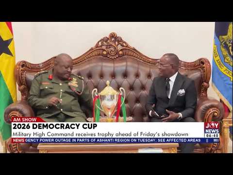 2026 Democracy Cup: Military High Command receives trophy ahead of Friday's showdown | AM Sports