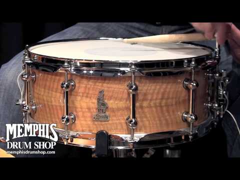 Brady 14 x 5.5 Fiddleback Marri Ply Snare Drum (MP1455FBG-MP081)