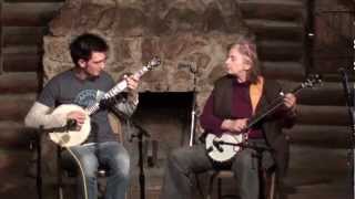 Cathy FInk and Adam Hurt play Coleman's March at Suwannee Banjo Camp, 3.15.13