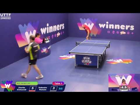 WINners CUP table 1 15.10 Zhurba Aleksandr - Gubenko Maksim 19:30