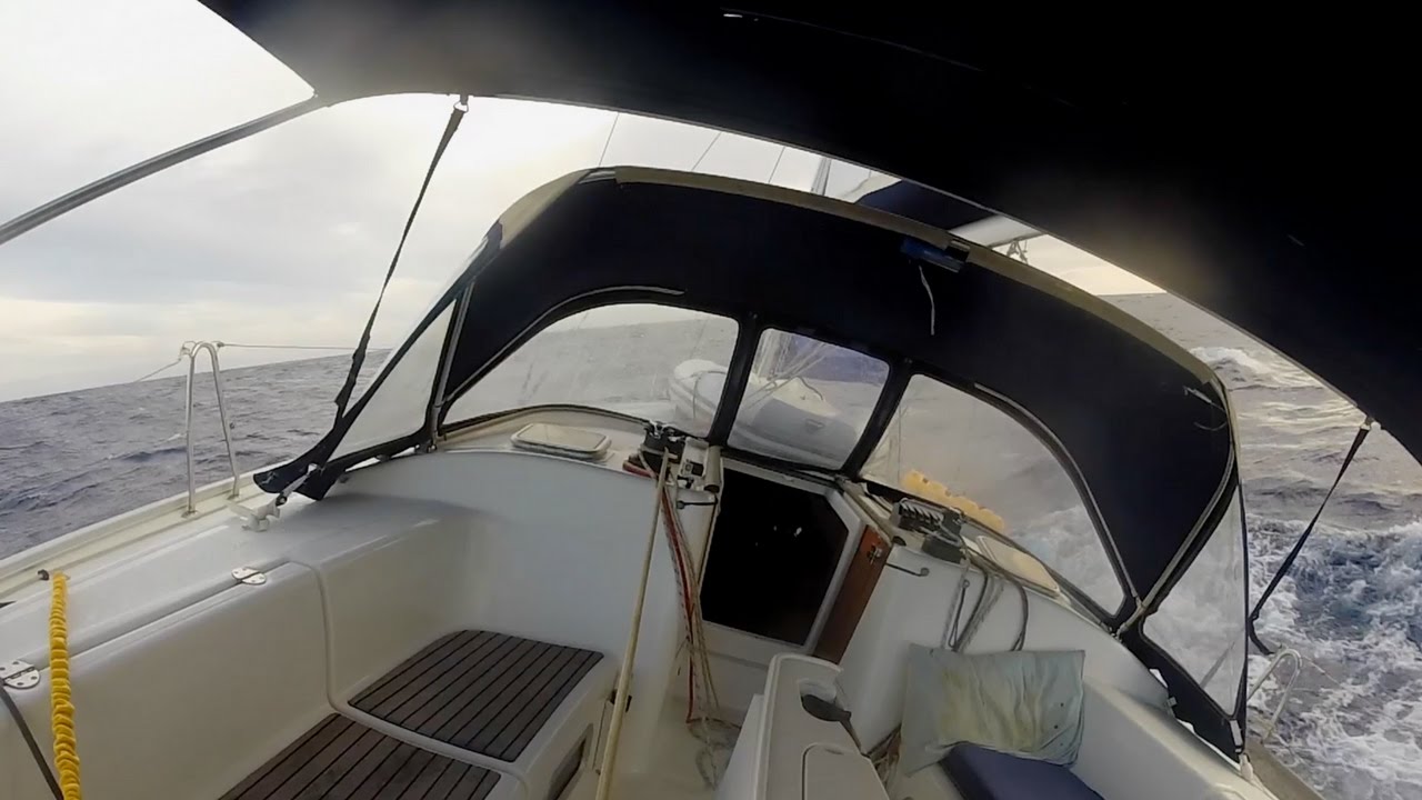 Rough Seas on my 1200nm Solo Sail