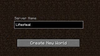 How I Started the Lifesteal SMP...