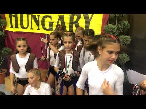 2019.10.20. Fireballs - Juveniles nagyformáció, FŐNIX SE,  országos 3. hely, eredményhirdetés, BP