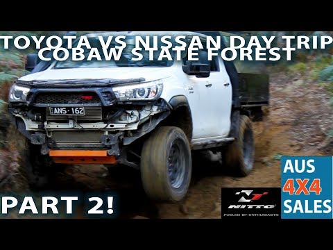 Hilux VS Patrol - IFS Beats SAS ?  - Toyota VS Nissan Cobaw State Forest Day Trip - Part 2