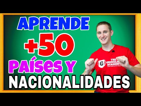 Countries and Nationalities in English / More than 50 Countries / Writing and Pronunciation