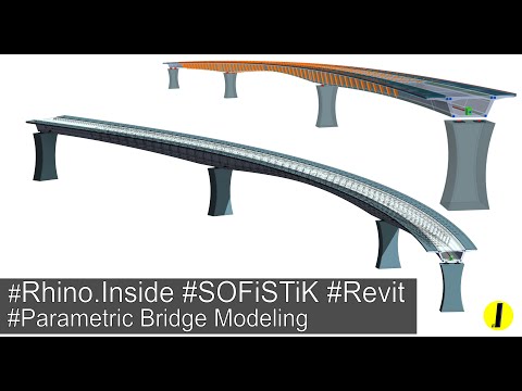 #Rhino.Inside #SOFiSTiK #GH - Parametric Bridge