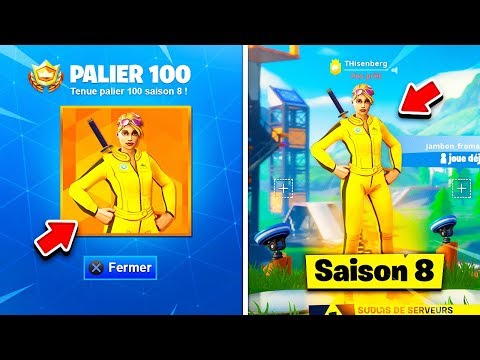 Le Premier Skin Du Passe De Combat Saison 8 Devoile Sur Fortnite - confirme le skin palier 100 du passe de combat saison 8 devoile