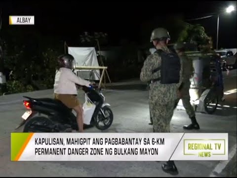 Regional TV News: Pag-aalburoto ng Bulkang Mayon