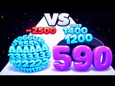 Hole Number Run 🔥🕳️ vs Number Run ∞ ASMR Gameplay | Satisfying Number Master Android iOS EQ2356
