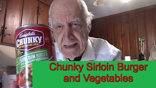Sirloin Burger Chunky Style with Vegetables