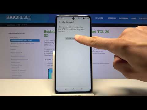 Restablecer ajustes de red en TCL 20 5G