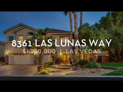 $1,250,000 Las Vegas Luxury Home | 8361 Las Lunas Way, Las Vegas, NV 89129 | Darin Marques Group