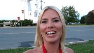 Actress Angela Cullins in Fredericton to promote her film American Sunset video