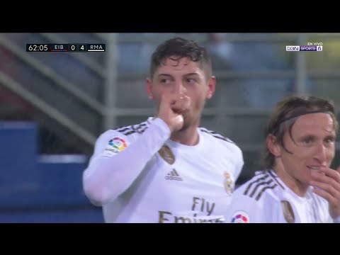 Primer gol de Federico Valverde con Real Madrid 💥