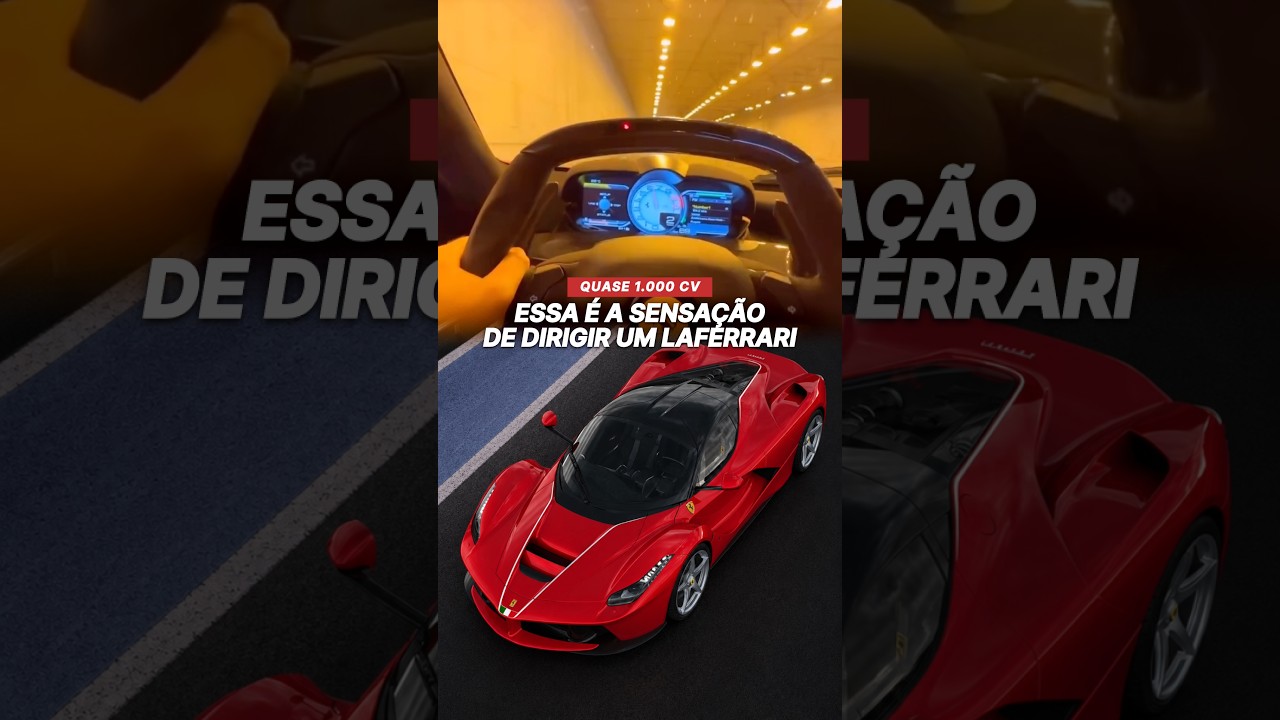Essa é a sensação de dirigir um Ferrari LaFerrari
