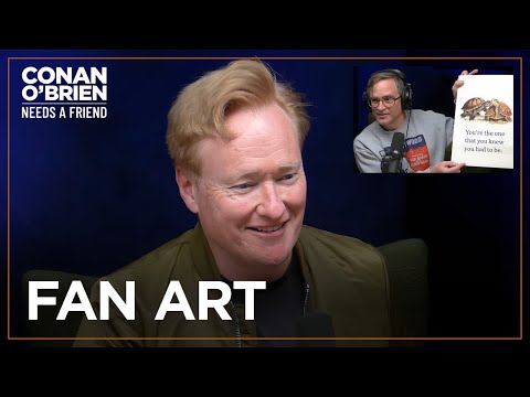 A Fan Made Conan’s Bad Slogans Into Posters | Conan O'Brien Needs A Friend